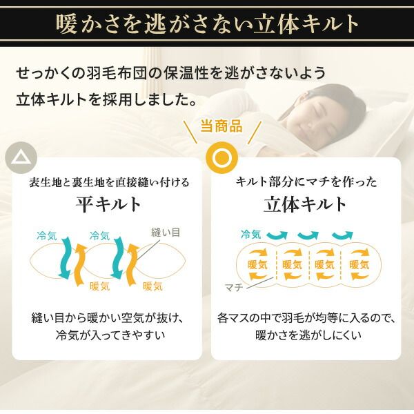 羽毛布団 掛け布団 ダブル ブラウン ダウン90% 350dp パワーアップ加工 抗菌 防臭 防ダニ 日本製 国産 ピーチスキン加工 ループ付き 高品質ホワイトダックダウン採用 二重縫製 掛 布団 ふとん 寝具代引NG