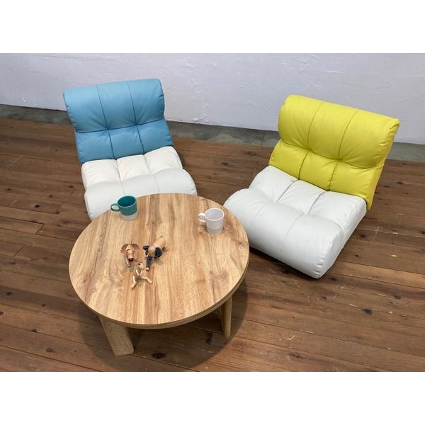 スーパSALE10倍＆4時間限定10％OFF ソファ座椅子 ピグレットJr NORDIC PT 1P YE/IV （イエロー/アイボリー）