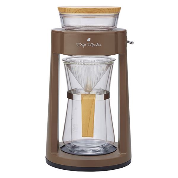スーパSALE10倍＆4時間限定10％OFF コーヒー ハンドドリップセット 幅16.8cm モカブラウン ドリッパー サーバー 計量スプーン付 ポータブルドリップマイスター 珈琲