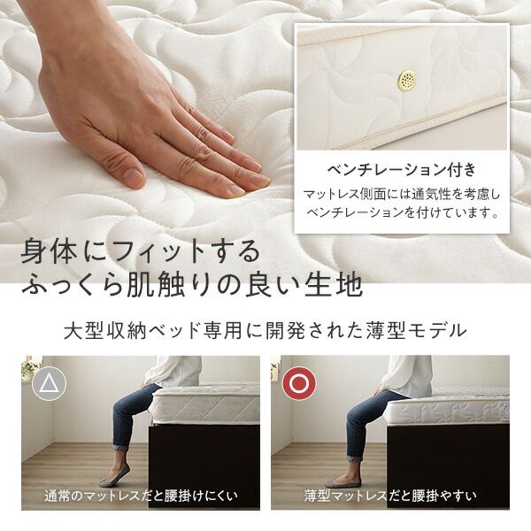 〔要組立〕 収納 ベッド セミダブル フレームのみ ホワイト BBB 引き出し 棚付き 宮付き 2口 コンセント付き すのこ仕様 低ホルムアルデヒド 大容量 収納 日本製 チェストベッド セミダブルベッド代引NG