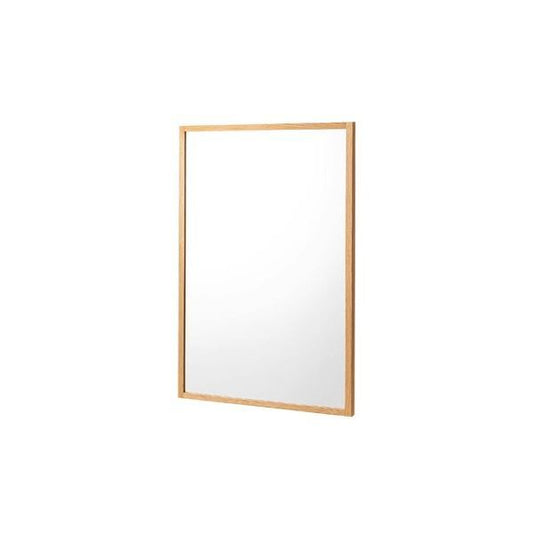 スーパSALE10倍＆4時間限定10％OFF 姿見鏡 ウォールミラー 幅58cm ナチュラル 木製 オーク 完成品 リビング ベッドルーム 寝室 ドレッサー 玄関