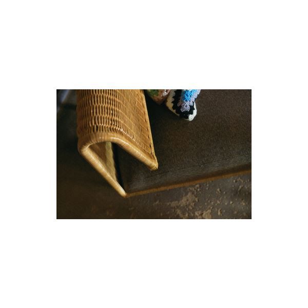 スーパSALE10倍＆4時間限定10％OFF ソファー パーソナルチェア 約幅60cm 1人掛け ナチュラル ラタン 木製 アイアン 組立品 リビング ダイニング