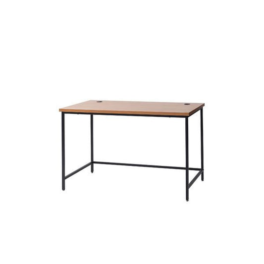 スーパSALE10倍＆4時間限定10％OFF パソコンデスク ワークデスク 約幅120cm ナチュラル スチール 組立品 リビング 子供部屋 勉強部屋 在宅ワーク ゲーム