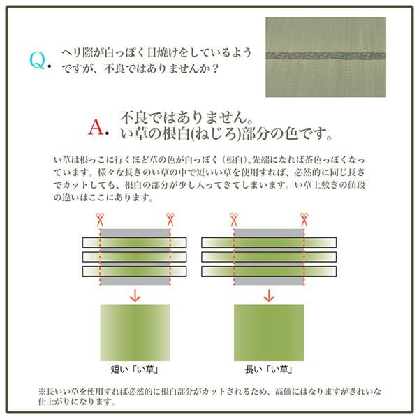 ラグ 長方形 い草 日本製 国産 自然素材 滑り止め加工 ナチュラル 市松柄 オールシーズン 消臭 シンプル 約191×300cm ホットカーペット対応 床暖房対応代引NG