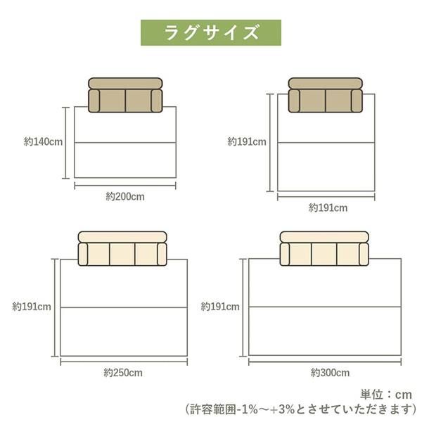 上敷き ゴザ 敷詰 カーペット い草 自然素材 日本製 国産 消臭 ナチュラル 市松柄 シンプル 本間2畳(約191×191cm)代引NG