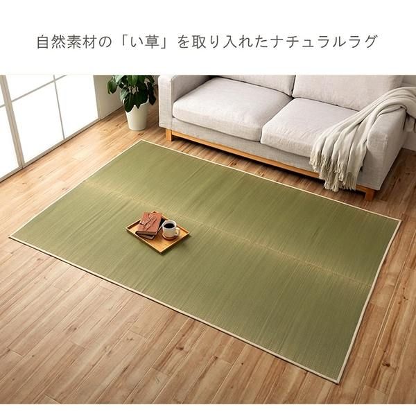サスティナブル irucico いるしこ みらい 自然素材 国産 日本製 い草 無垢 敷き物 ラグ カーペット マット パーソナル 消臭 蒸れにくい ナチュラル 約70×140cm代引NG