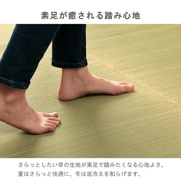 サスティナブル irucico いるしこ みらい 自然素材 国産 日本製 い草 無垢 敷き物 ラグ カーペット マット パーソナル 消臭 蒸れにくい ナチュラル 約70×140cm代引NG