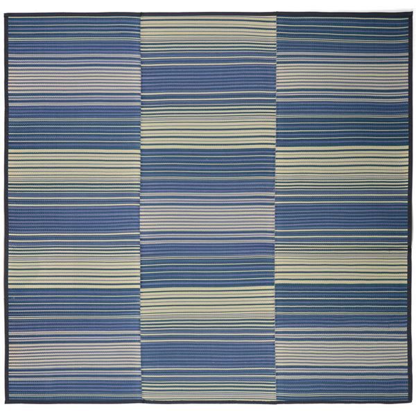 い草コンパクトパフラグ(裏貼り) 若竹 ブルー 約180×180cm代引NG