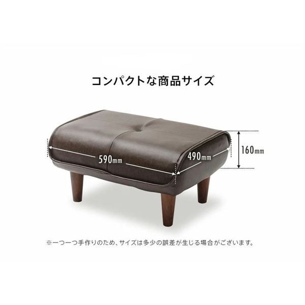 オットマン スツール 約幅59cm ベロア ベージュ スチールパイプ ポケットコイルスプリング 樹脂脚付き リビング ダイニング代引NG