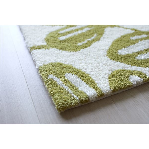 スーパSALE10倍＆4時間限定10％OFF スミノエ デザインライフ ユーカリマット/玄関マット 約幅45×長さ75cm グリーン【代引NG】