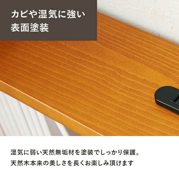 スーパSALE10倍＆4時間限定10％OFF 後付けヘッドボード シングルベッド対応 約幅98×奥行15×高さ66cm ナチュラル 組立品【代引NG】