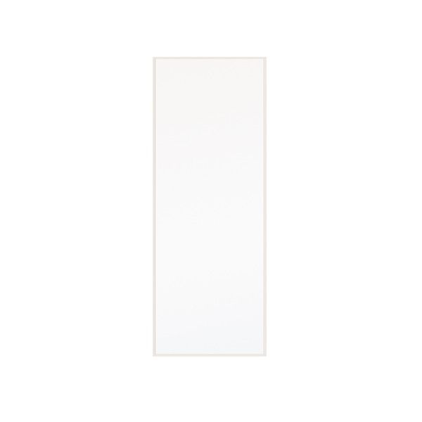スーパSALE10倍＆4時間限定10％OFF 細枠ウォールミラー(46×122)(ホワイト/白) 天然木/姿見鏡/スリム/高級感/木製/飛散防止加工/壁掛け/北欧風/日本製/完成品/NK-41