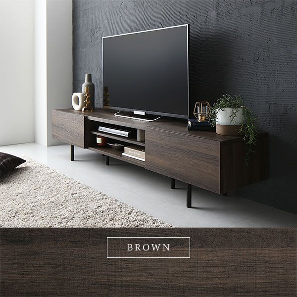 スーパSALE10倍＆4時間限定10％OFF ワイド テレビボード テレビ台 幅 180 cm ナチュラル 脚付き オープン収納 フラップ扉 収納 棚 背面化粧 ローボード インテリア家具 TV台 TVボード リビングボード リビング家具 ディスプレイ台