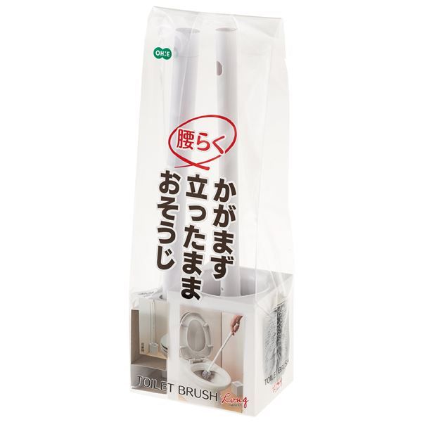 スーパSALE10倍＆4時間限定10％OFF オーエ トイレブラシロング ケース付き