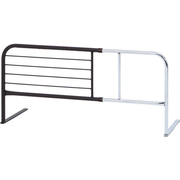 スライドベッドガード（横伸縮）ハイBR12850 ブラウン 組立式代引NG