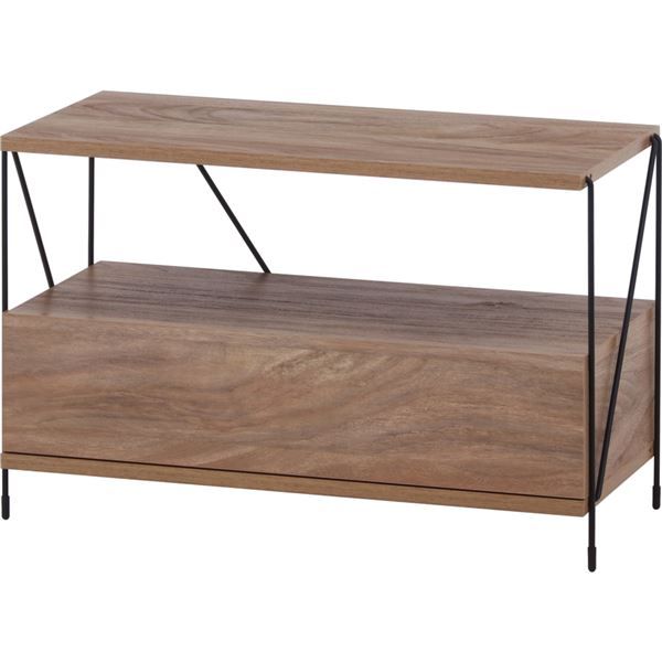 EZBOワイヤー TVラック OAK NA オークナチュラル 組立式代引NG