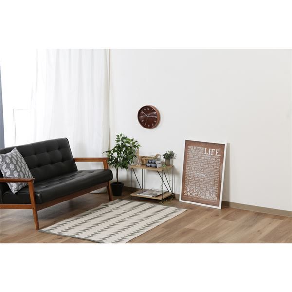 EZBOワイヤーラック2段 約420mm幅 OAK NA オークナチュラル 組立式代引NG