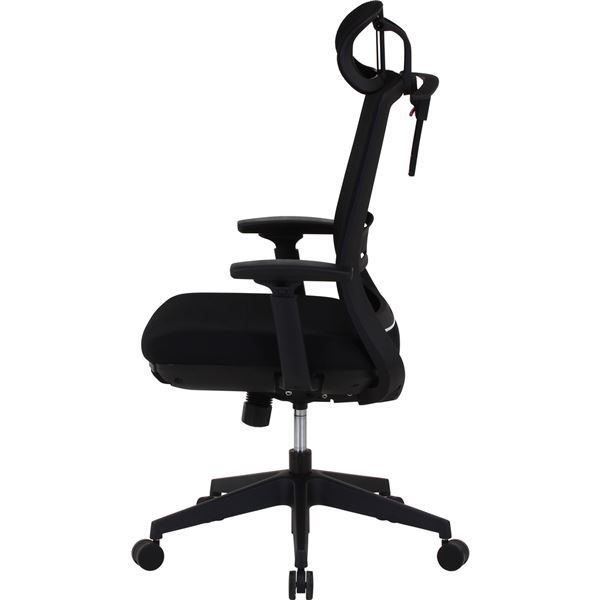 スーパSALE10倍＆4時間限定10％OFF オフィスチェア ダービット BK ブラック 組立式【代引NG】