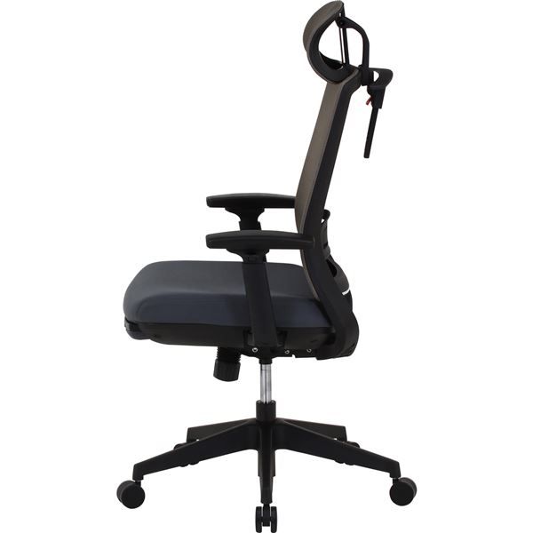 スーパSALE10倍＆4時間限定10％OFF オフィスチェア ダービット GY グレー 組立式【代引NG】