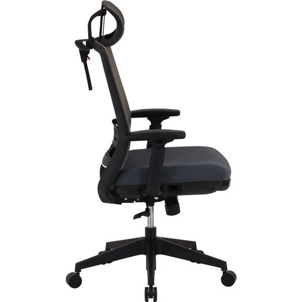 スーパSALE10倍＆4時間限定10％OFF オフィスチェア ダービット GY グレー 組立式【代引NG】