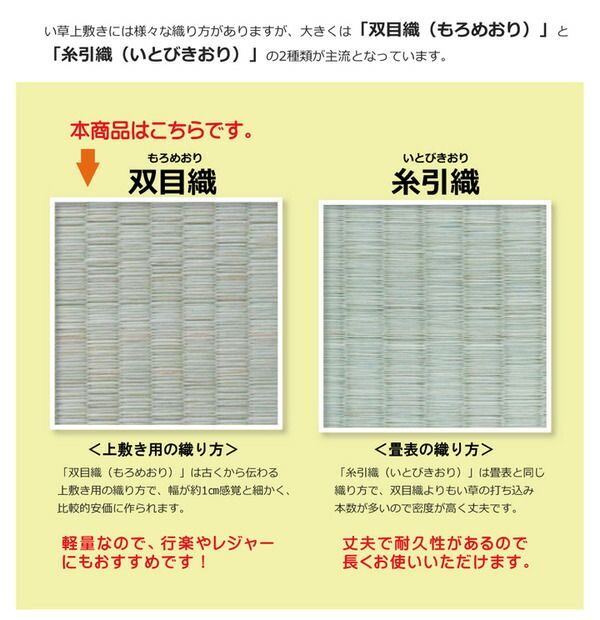 日本製 い草 上敷き/ラグマット 双目織 団地間4.5畳 約255×255cm 抗菌 防臭 調湿機能付き 〔リビング 和室〕代引NG