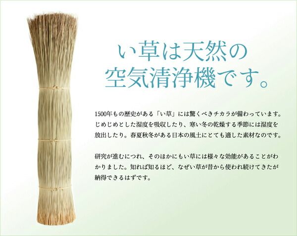 い草 上敷き/ラグマット 本間2畳 約191×191cm 裏：ウレタン張 フリーカット 日本製 抗菌 防臭 調湿 〔リビング〕代引NG