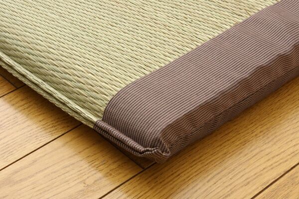 固わた40mm入り い草ごろ寝フリーマット (おやじの場所) ブルー 約70×150cm代引NG