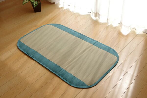 純国産/日本製 い草ごろ寝マット ピンク 約70×120cm（中：固わた15mm）代引NG