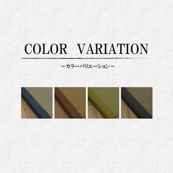 い草 い草マット 国産 ごろ寝マット くつろぎ 折畳み可 ブルー 約90×200cm代引NG