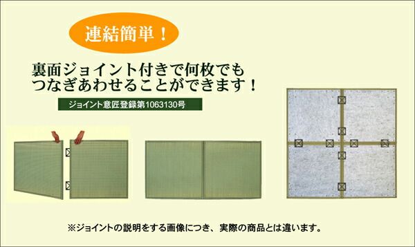 日本製 い草 ユニット畳/置き畳 【ブラウン 82×82×2.2cm 4枚1セット】 中材：ウレタンチップ＋硬綿 抗菌 防臭 軽量 調湿【代引NG】