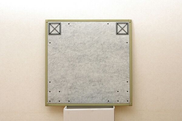 日本製 い草 ユニット畳/置き畳 【82×82×2.3cm ブラック 6枚1組】 中材：低反発ウレタン＋フェルト 遮音 対騒音 耐衝撃【代引NG】