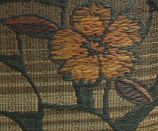 い草 座布団 袋織 織込千鳥 2枚組 ブルー 約60×60cm×2P 抗菌 防臭 調湿 日本製 なでしこ 〔リビング 来客 和室〕代引NG