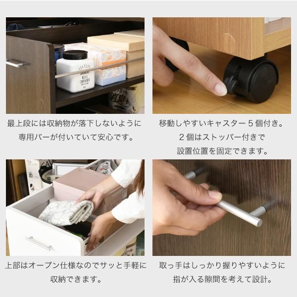 スーパSALE10倍＆4時間限定10％OFF 押入れ 収納 ラック 本棚 2個セット 幅38.5 奥行78 .5 キャスター付き 隙間 ワイド ワゴン 大容量 おもちゃ DVD 本 漫画 整理 押し入れ収納 スライド 収納庫