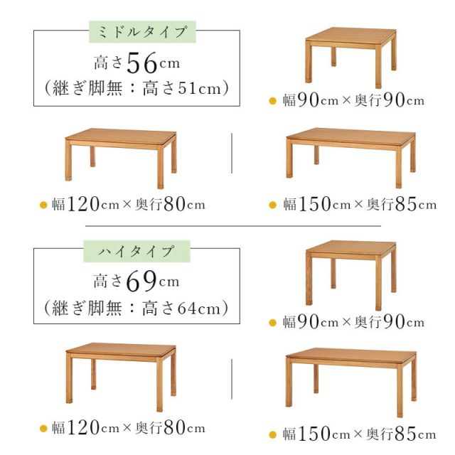 スーパSALE10倍＆4時間限定10％OFF セミオーダーこたつ ロータイプ 90x90cm高さ38(継脚時43)cm 正方形 　(こたつテーブル 単品 高さ調節 リビングこたつ ダイニングこたつ)