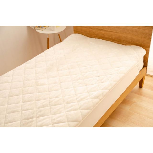 3%OFFクーポン有  あったか高密度マイクロファイバー敷きパッド キングサイズ 180ｘ200cm MI 敷パッド
