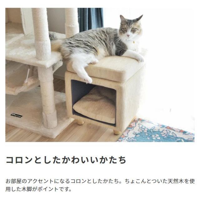 スーパSALE10倍＆4時間限定10％OFF ペットと一緒に使える　ペットハウススツール ファブリック素材×スクエア型
