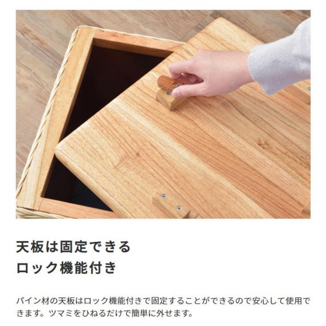 スーパSALE10倍＆4時間限定10％OFF ペットと一緒に使える　ペットハウススツール ラタン素材×天然パイン天板